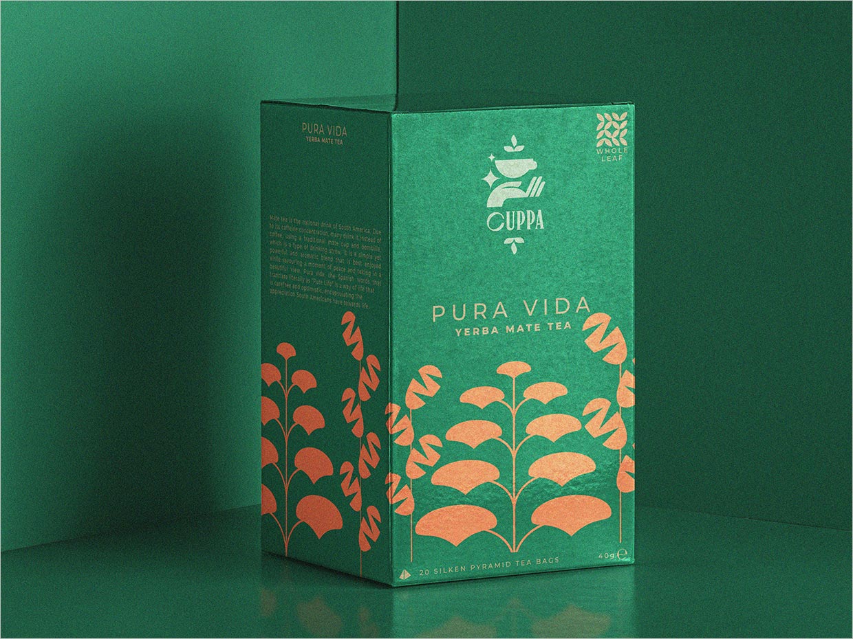 南美Cuppa茶叶包装盒设计