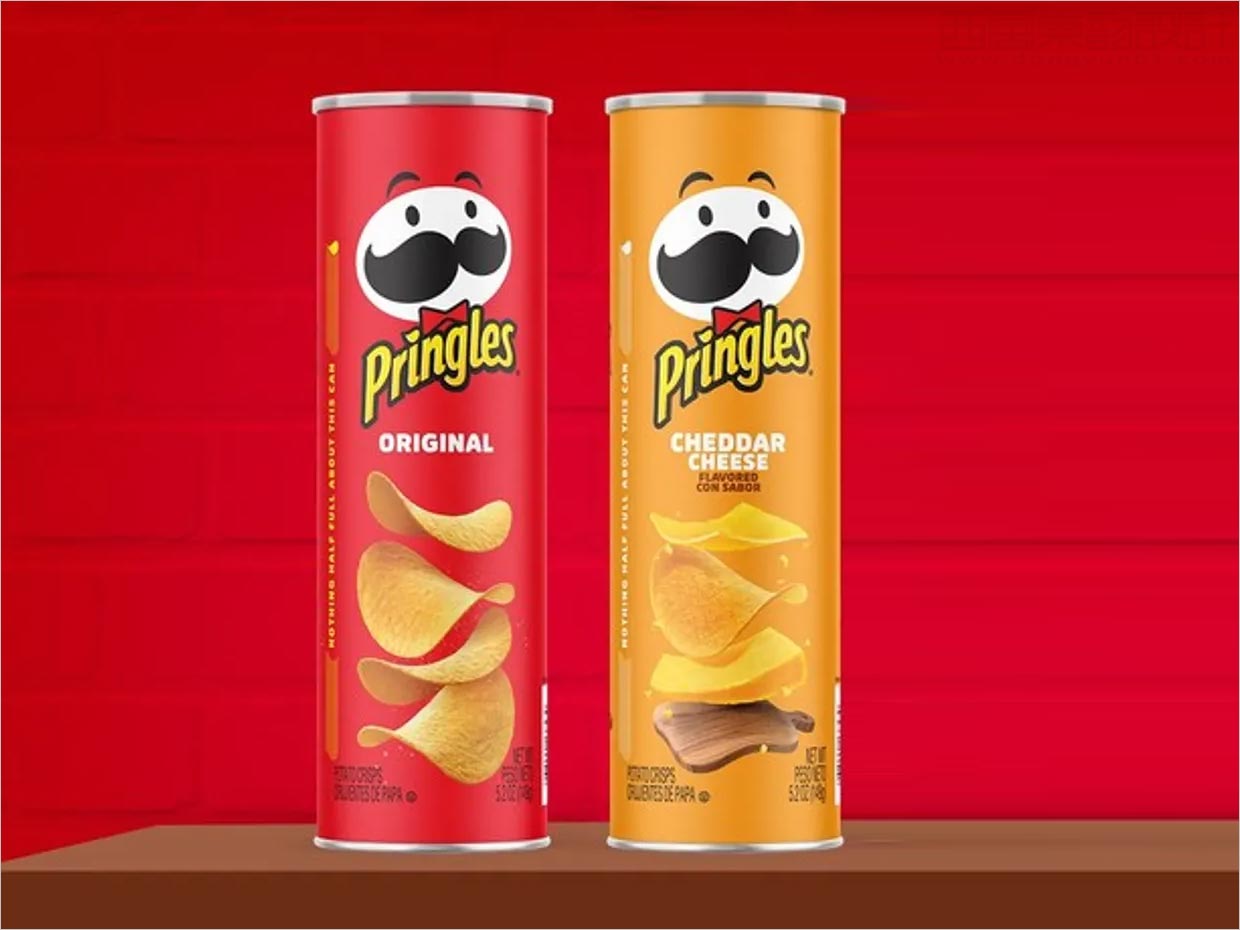 Pringles薯片包装设计