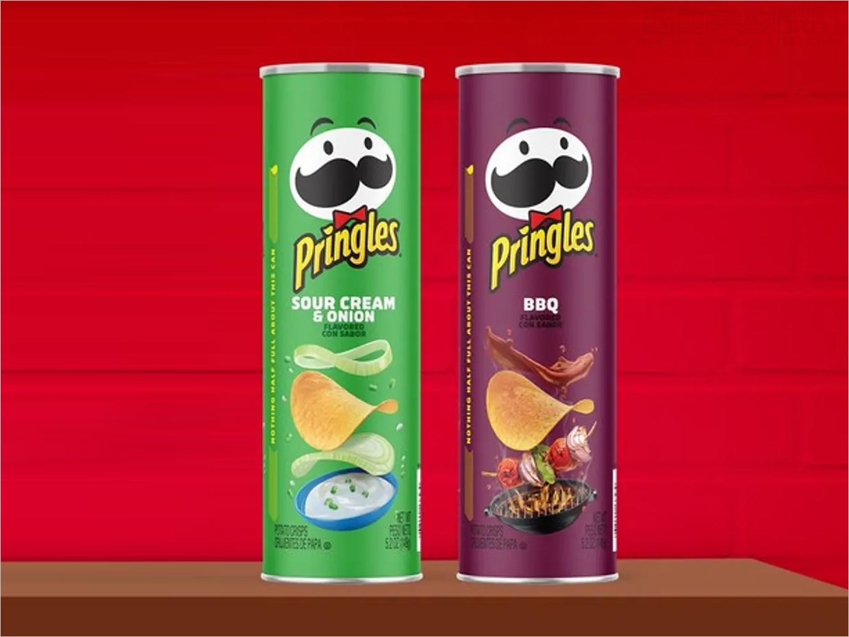 Pringles薯片包装设计