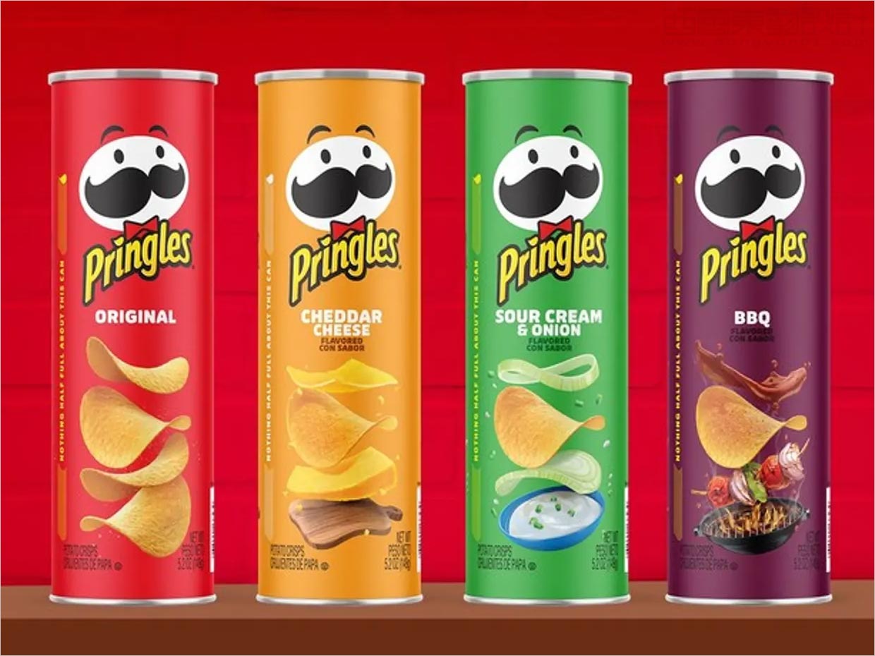 Pringles薯片包装设计