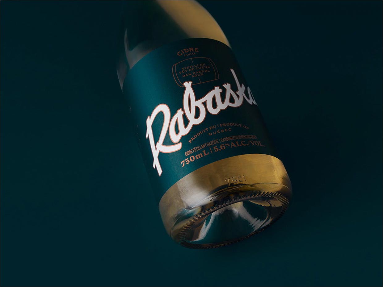 加拿大Rabaska苹果酒瓶贴包装设计