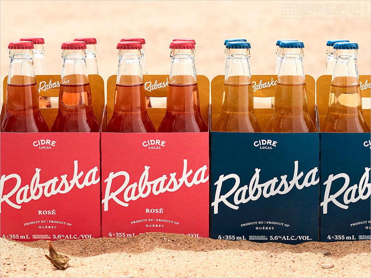 加拿大Rabaska玻璃瓶装苹果酒包装设计