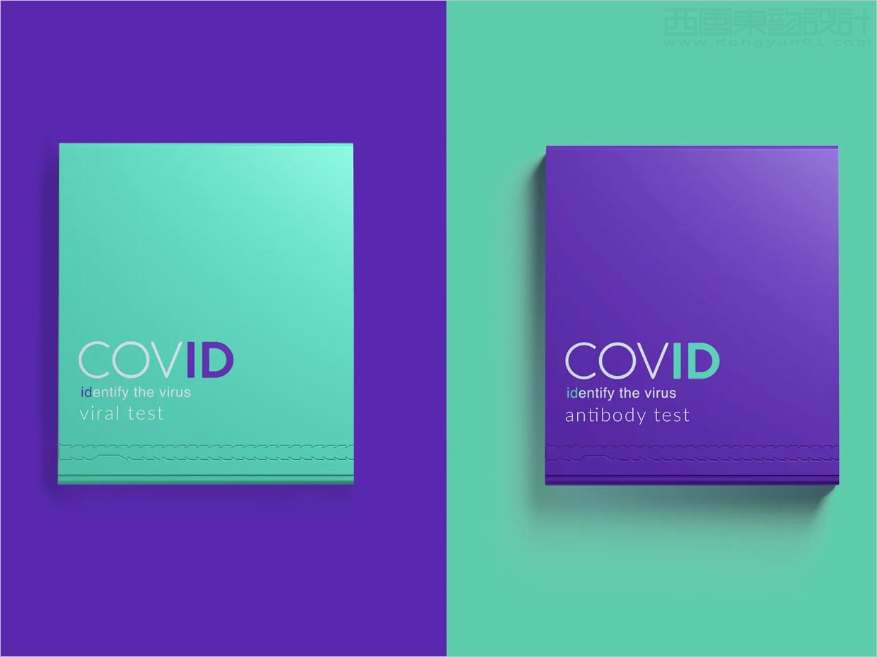 英国新型冠状病毒(COVID-19)核酸检测试剂盒包装设计