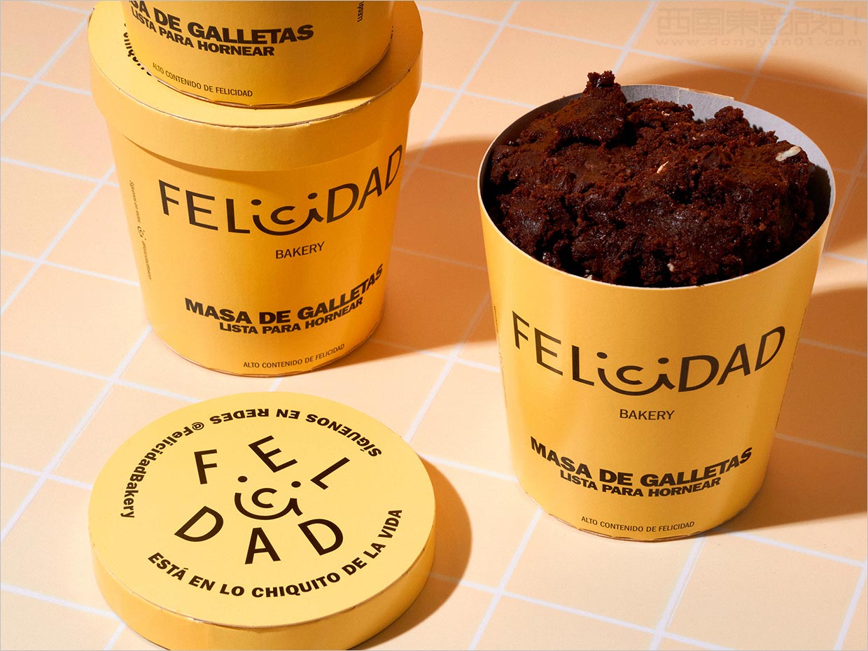 哥伦比亚Felicidad烘焙饼干面包装设计