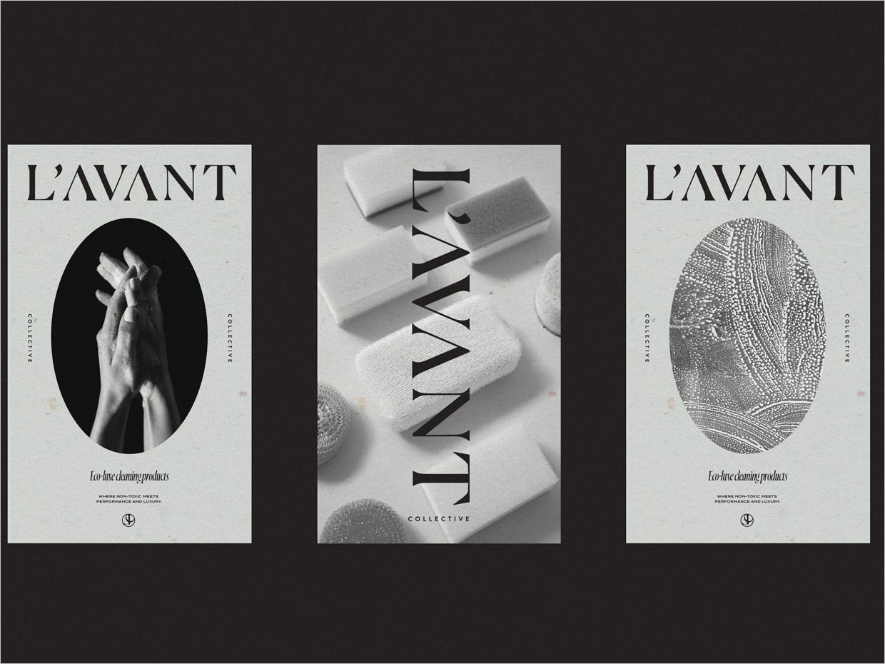 美国L'AVANT个人清洁护理产品海报设计