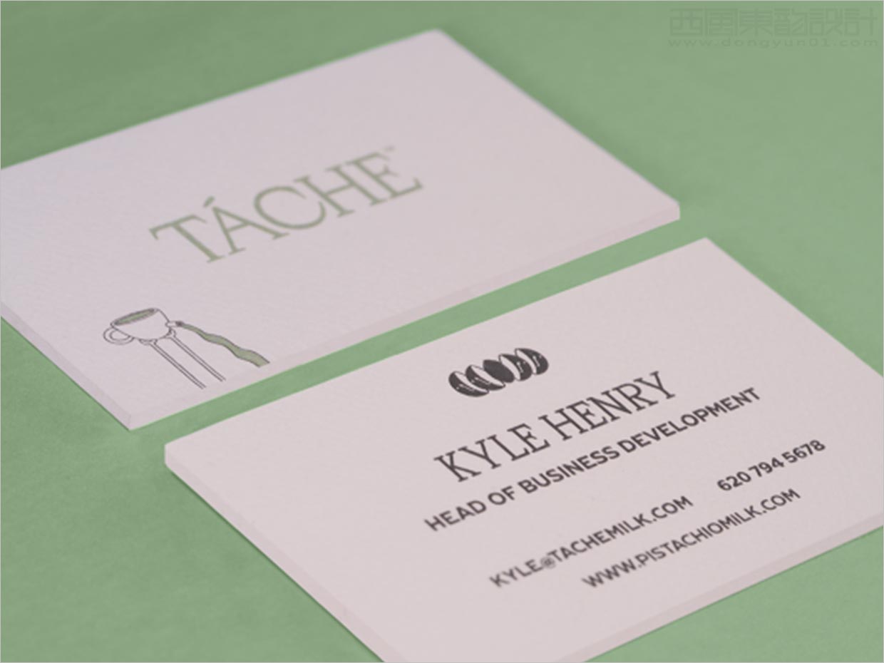 美国Tache开心果植物奶包装设计之卡片设计