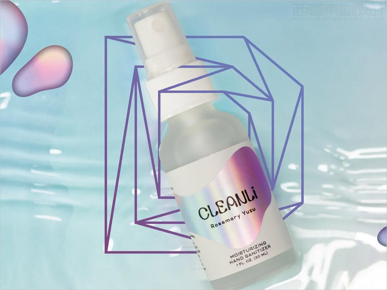 美国Cleanli杀菌消毒洗手液包装设计
