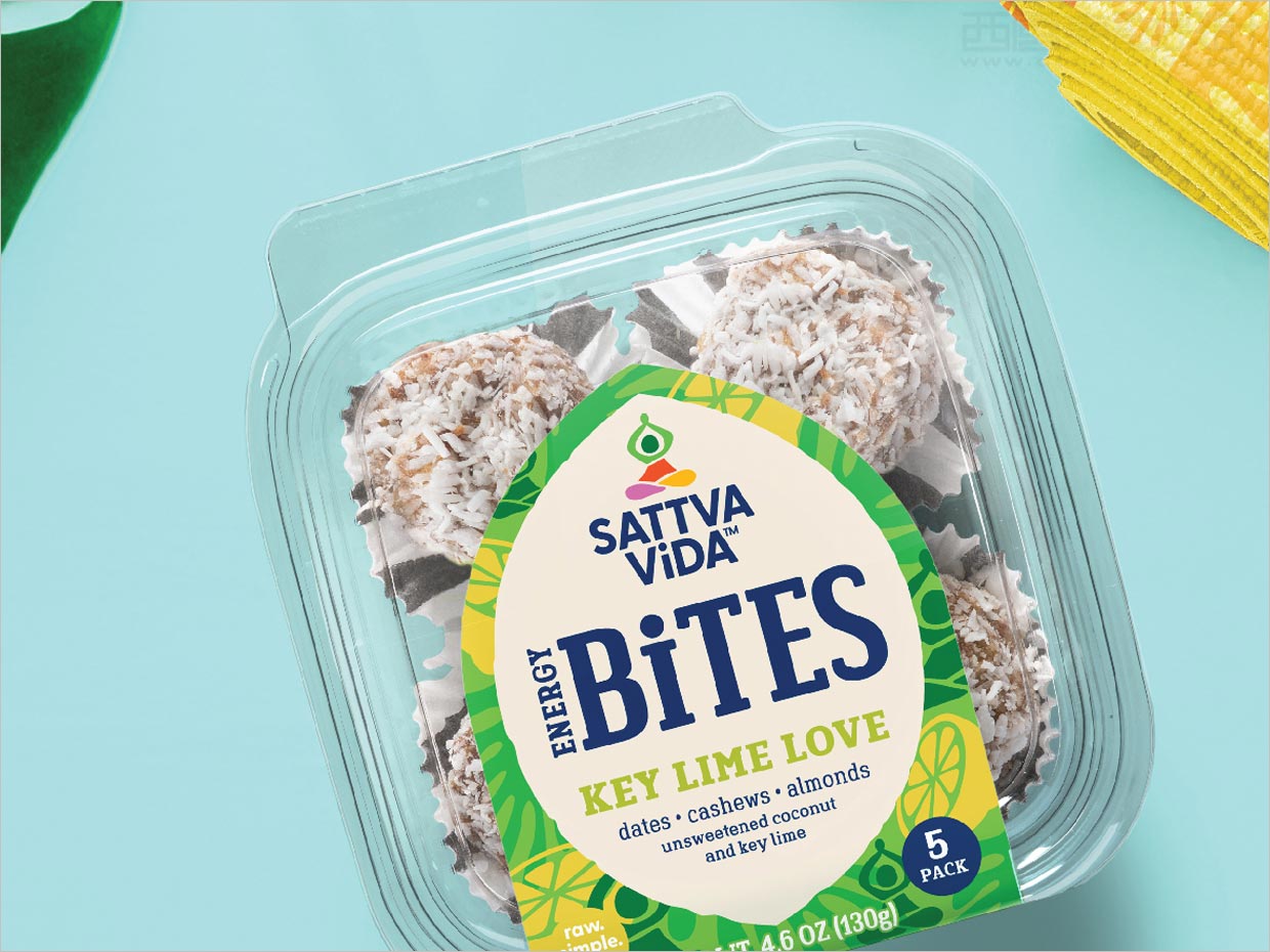 美国Sattva Vida素食小吃包装设计之实物照片