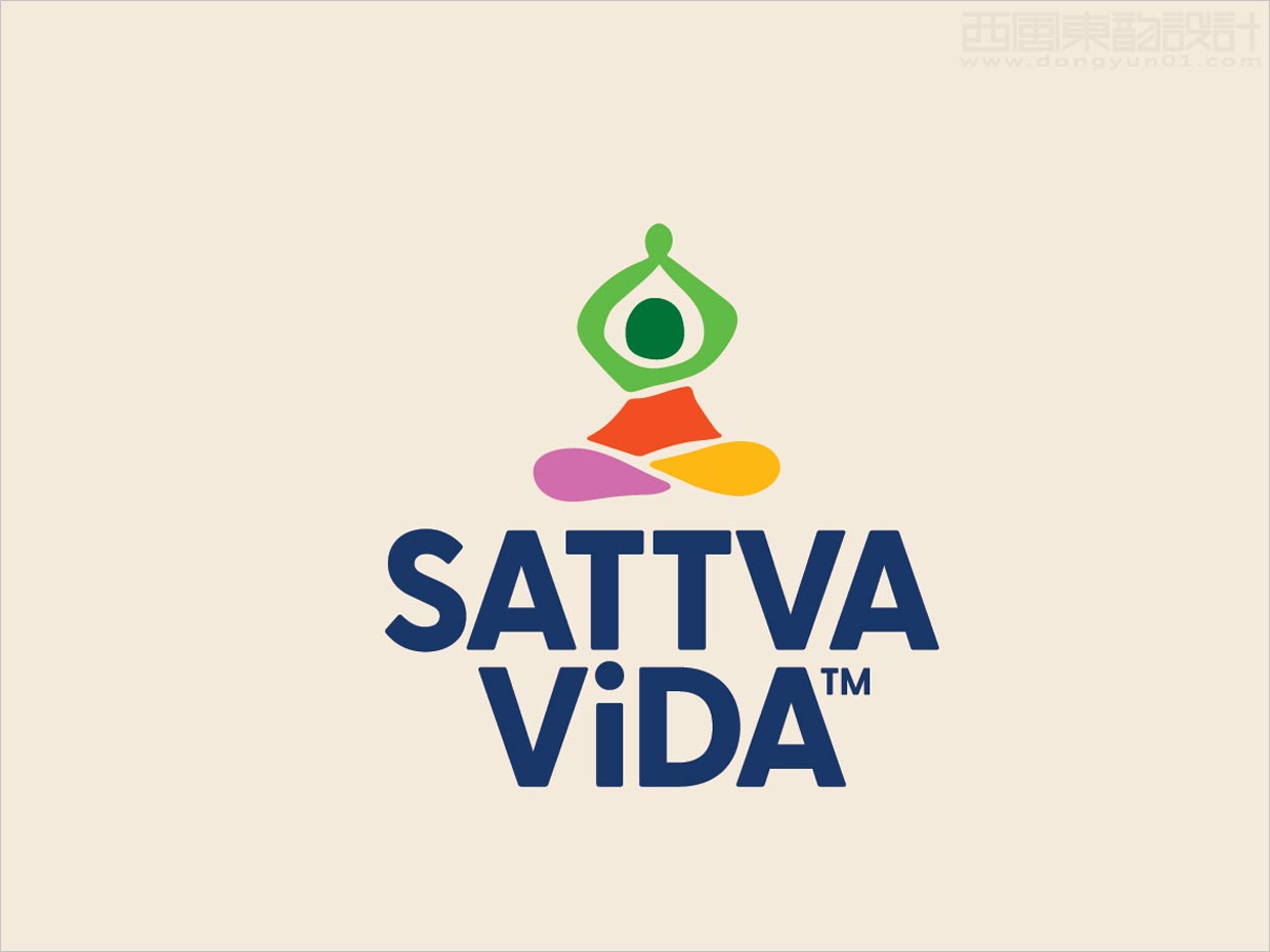 美国Sattva Vida素食小吃logo设计