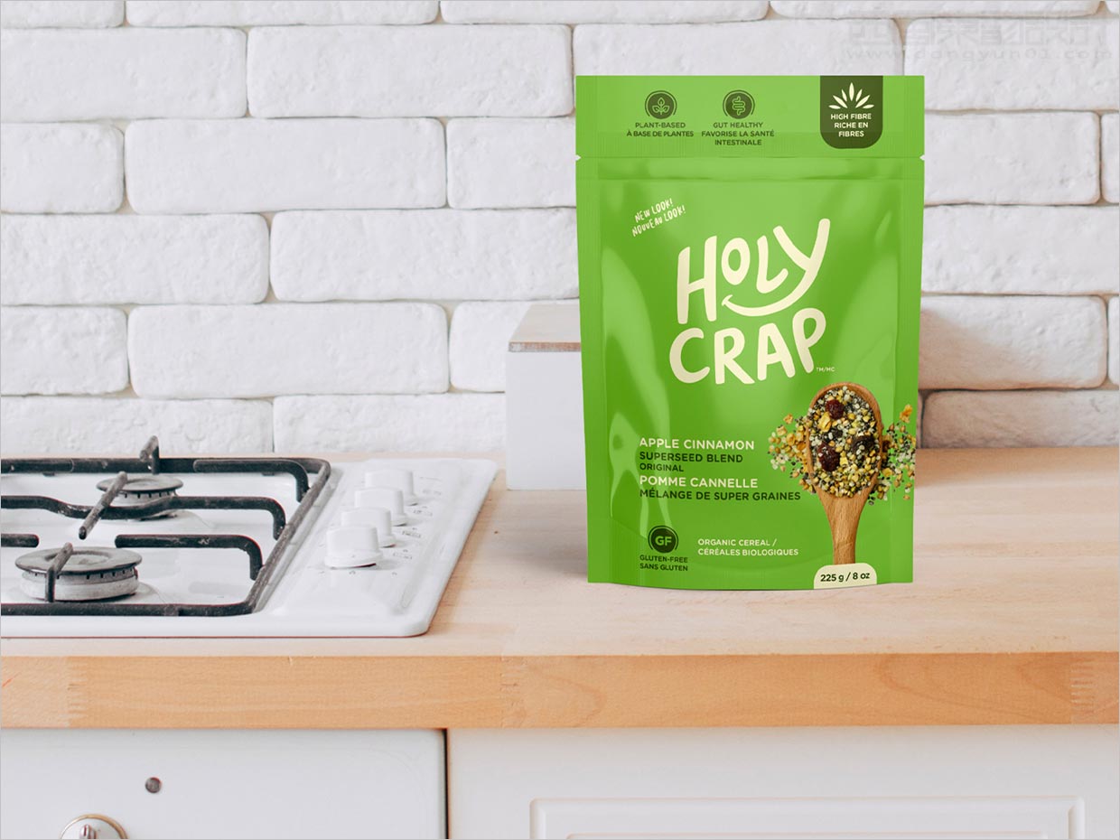 加拿大Holy Crap五谷杂粮食品包装设计之实物照片
