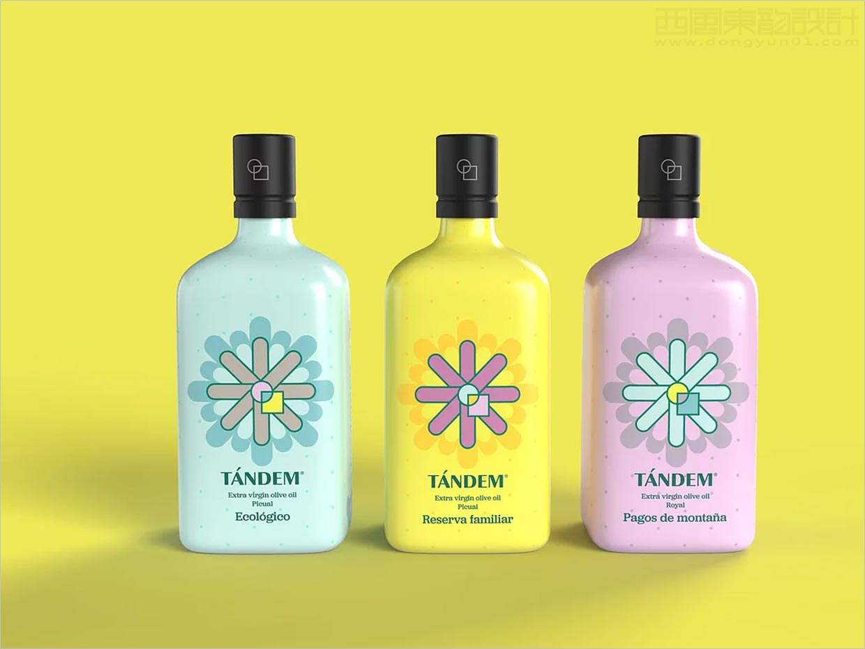 别致的西班牙Tandem橄榄油瓶型与包装设计