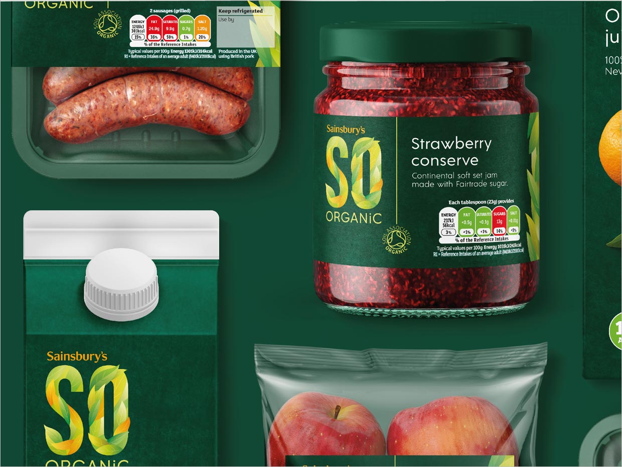 So Organic有机果汁果酱食品包装设计