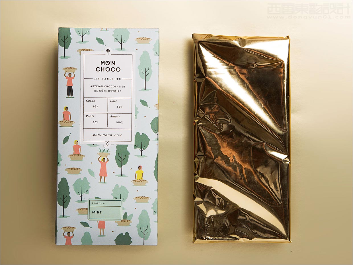 科特迪瓦Mon Choco巧克力包装设计