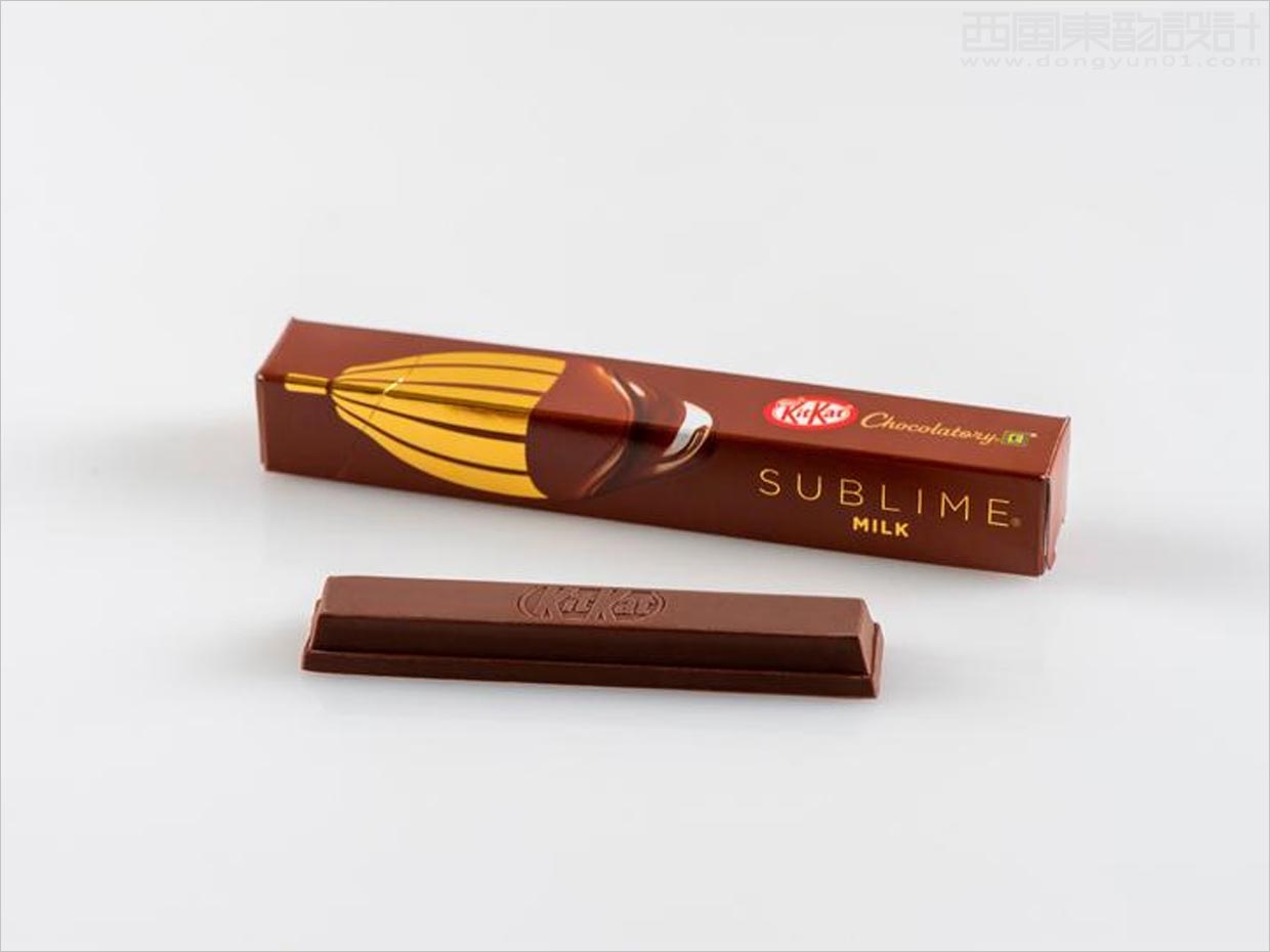雀巢旗下Kit Kat巧克力味口香糖包装设计