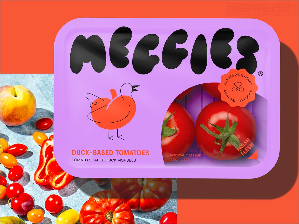 美国Meggies西红柿蔬菜农产品包装设计