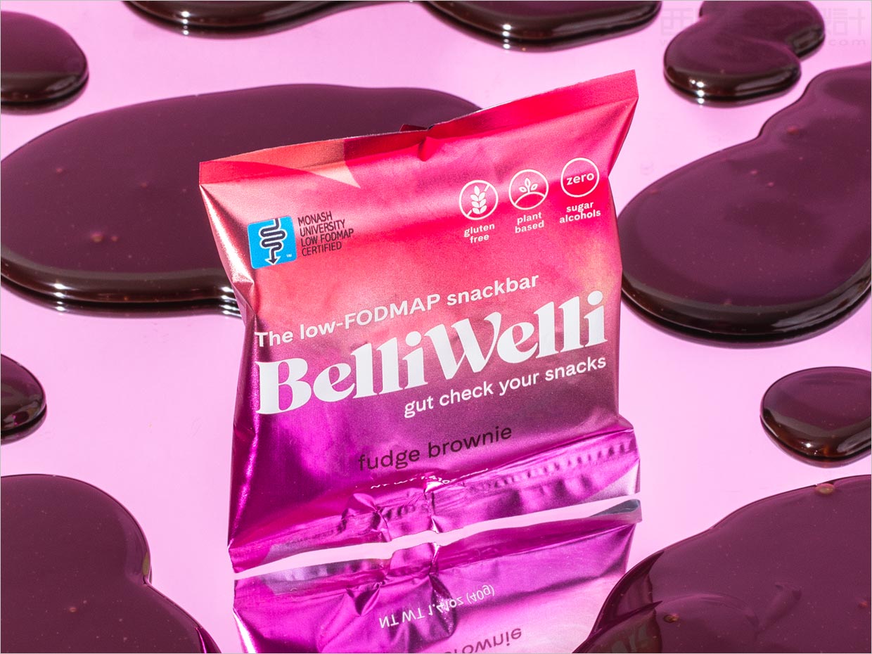 BelliWelli布朗尼软糖休闲食品零食小吃包装设计
