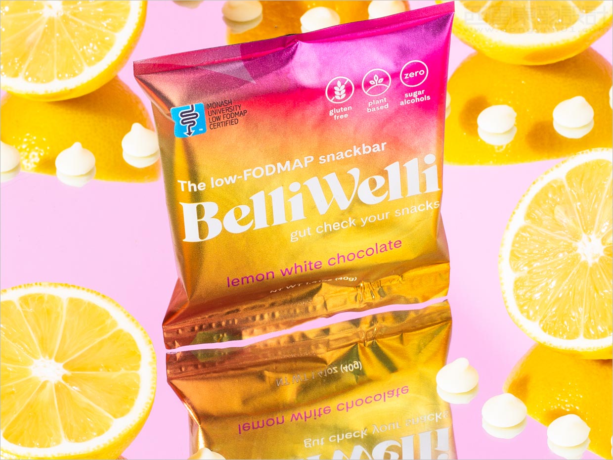 BelliWelli柠檬软糖休闲食品零食小吃包装设计