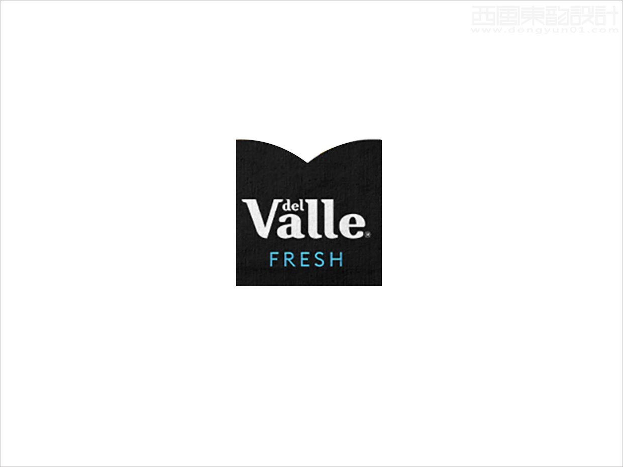 可口可乐公司Del Valle果汁饮料logo设计