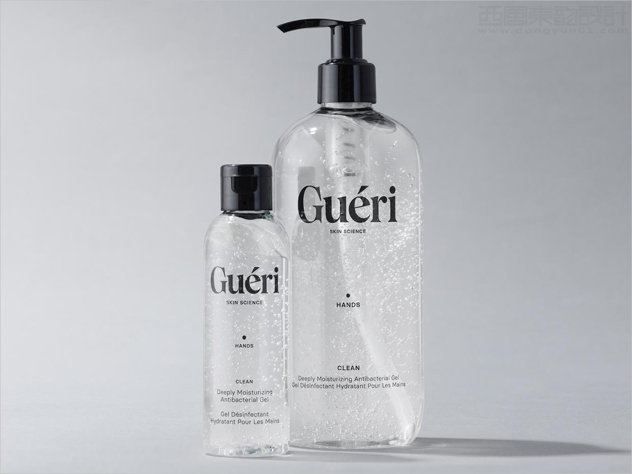 丹麦Gueri植物护肤品瓶体包装设计