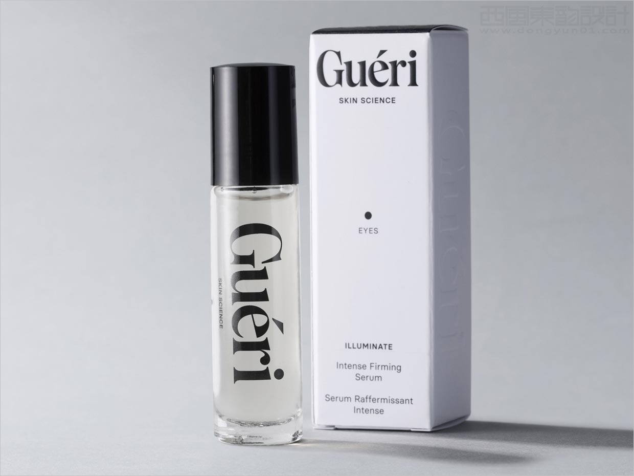 丹麦Gueri植物护肤品外盒与瓶体包装设计