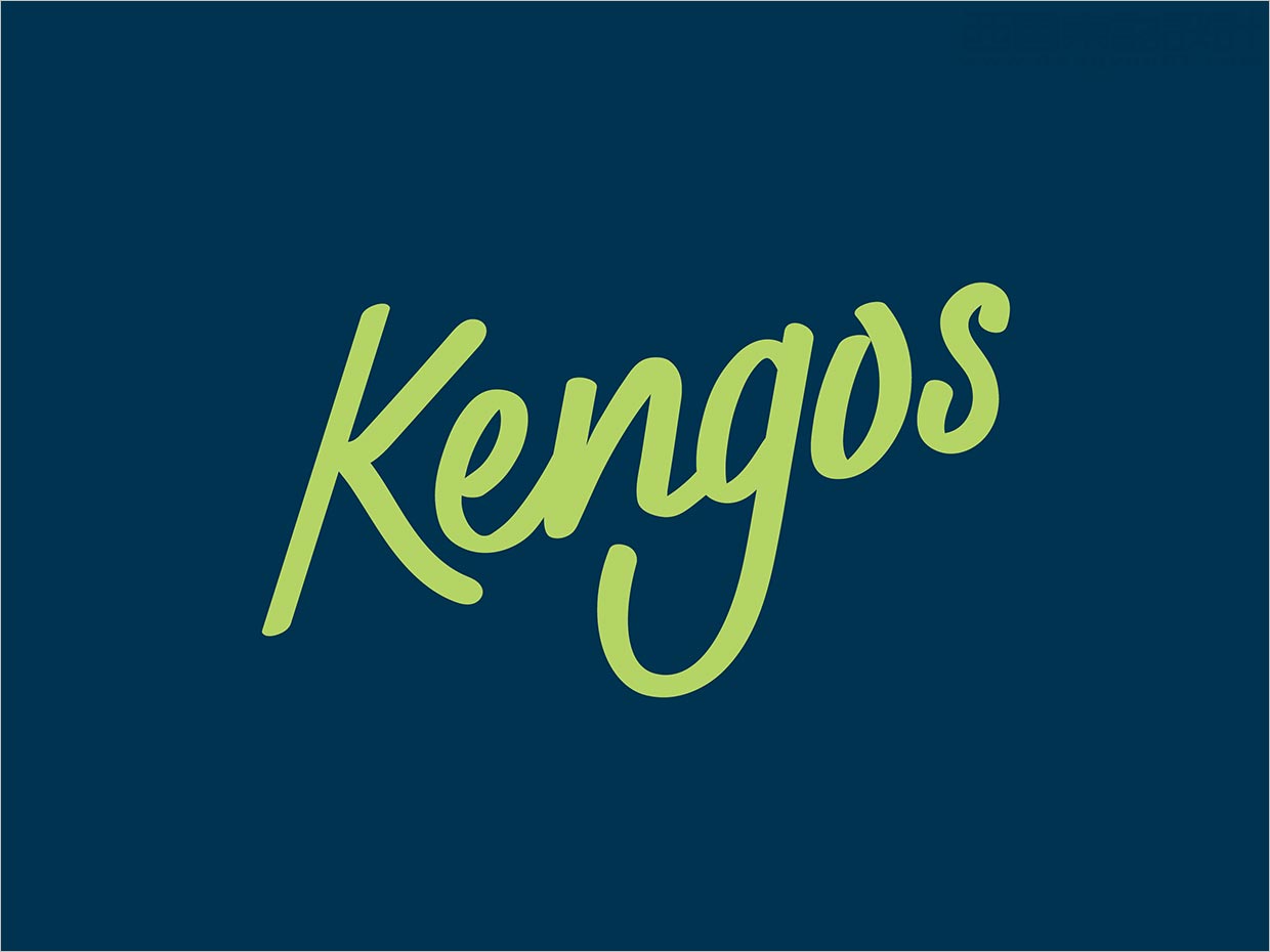 美国Kengos休闲运动鞋品牌logo设计