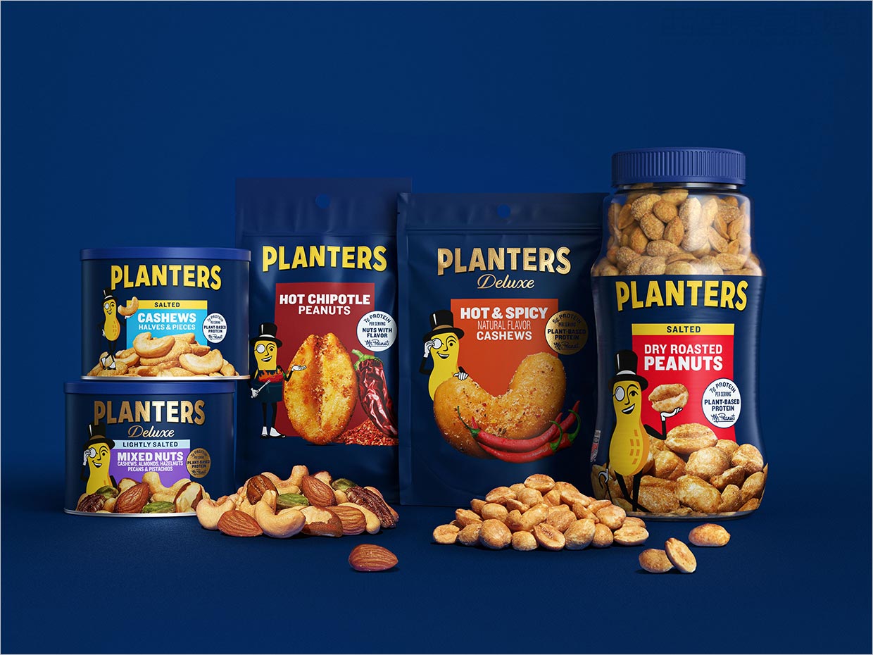 美国Planters坚果包装设计