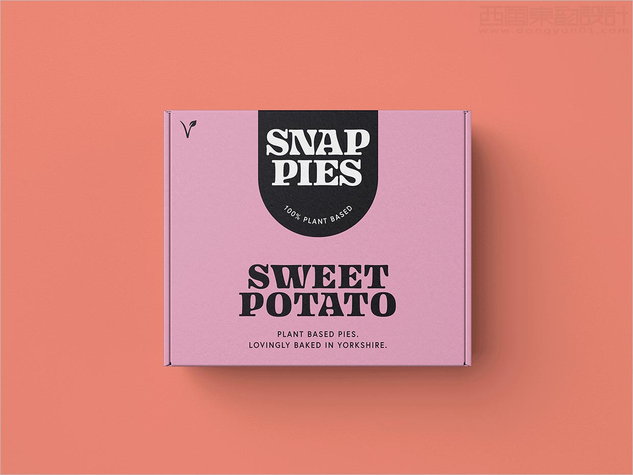 英国Snap Pies植物性素食馅饼食品包装设计