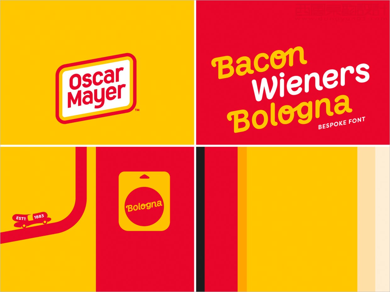美国Oscar Mayer火腿肠熟肉食品vi设计