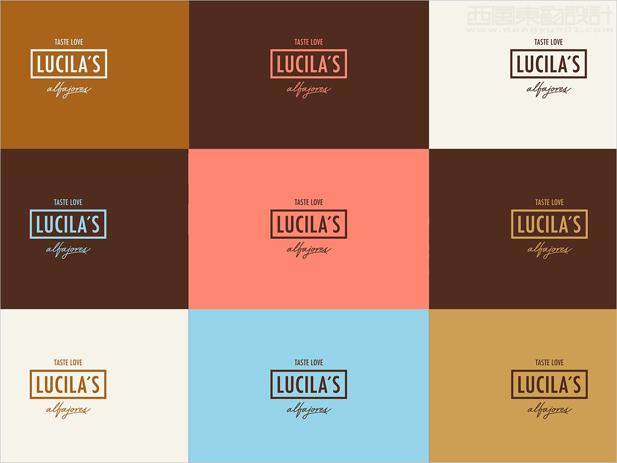 阿根廷Lucila甜点饼干食品logo设计