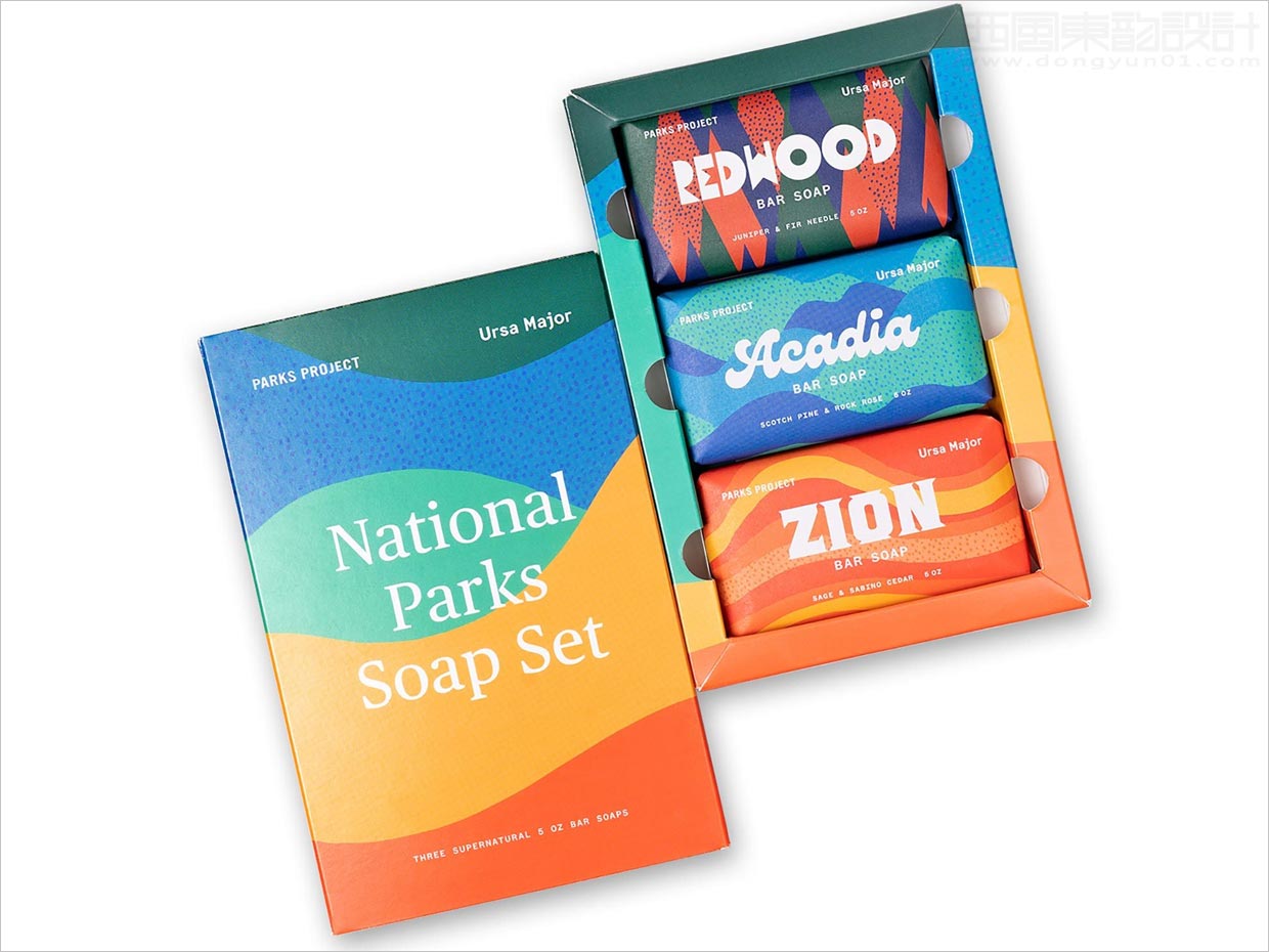 美国Ursa Major限量版香皂洗涤日化用品包装设计