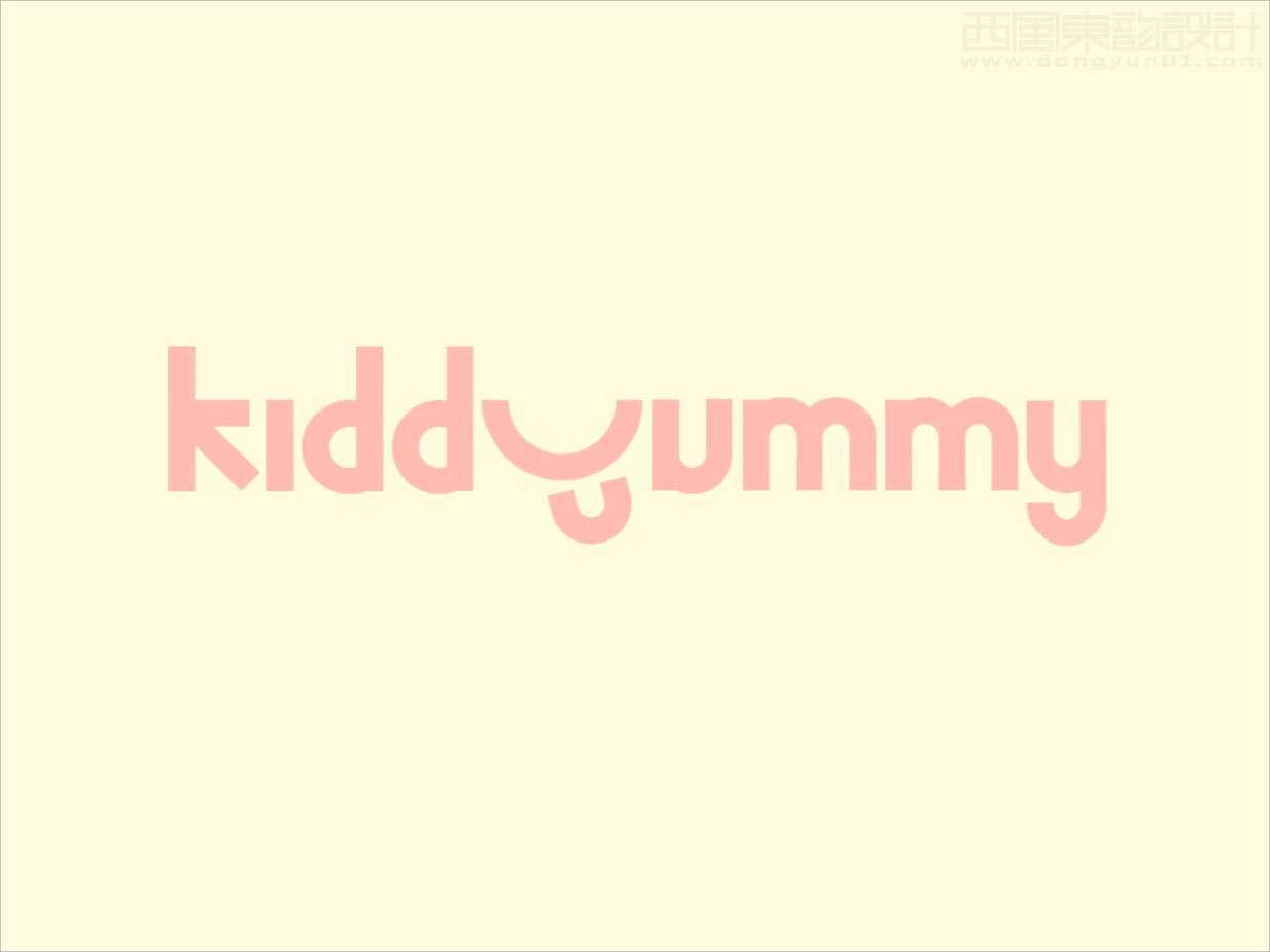 Kidyummy儿童食品品牌logo设计