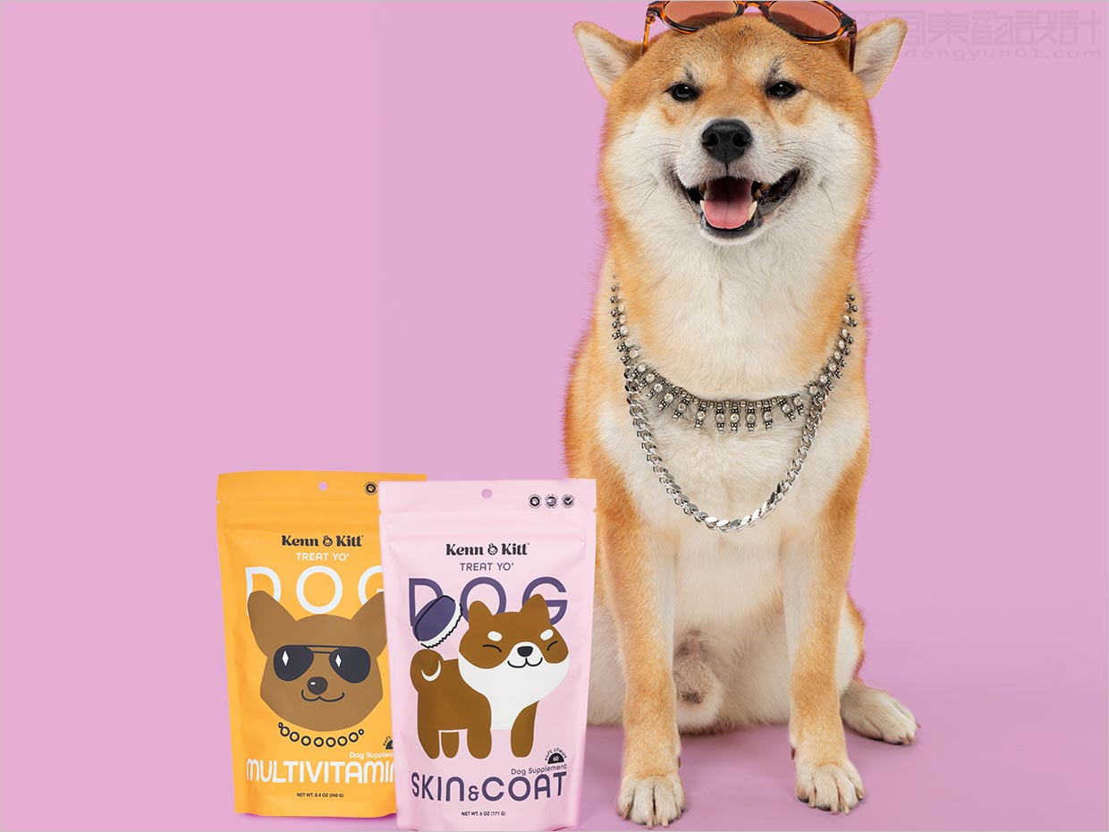 美国Kenn&Kitt宠物狗营养保健食品补充剂包装设计之实物照片