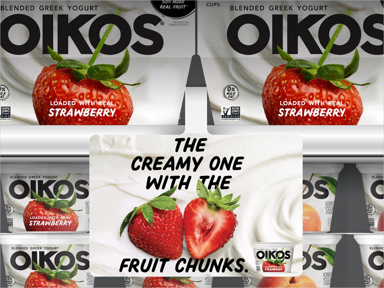 希腊Oikos水果酸奶包装设计