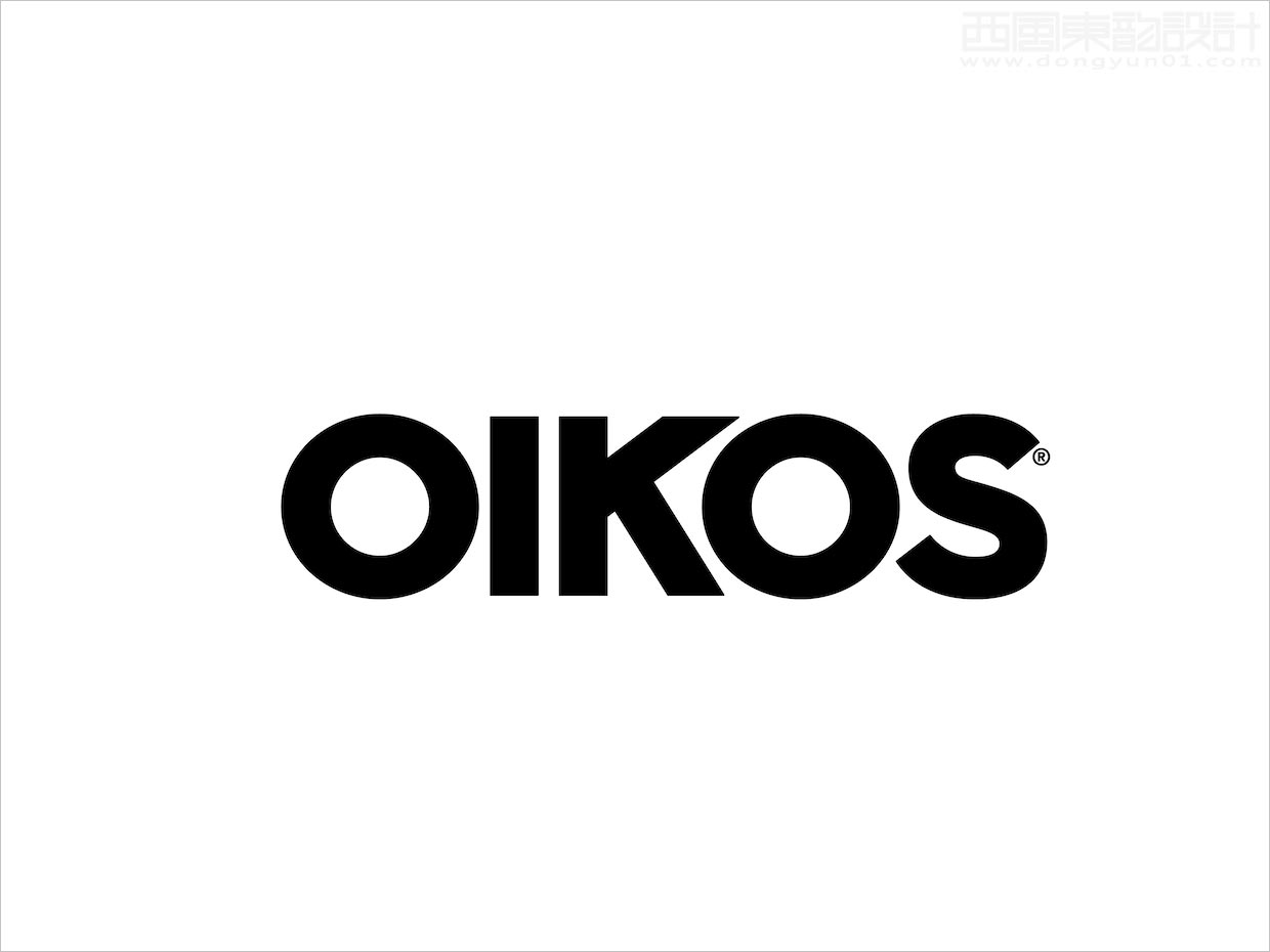 希腊Oikos水果酸奶品牌logo设计