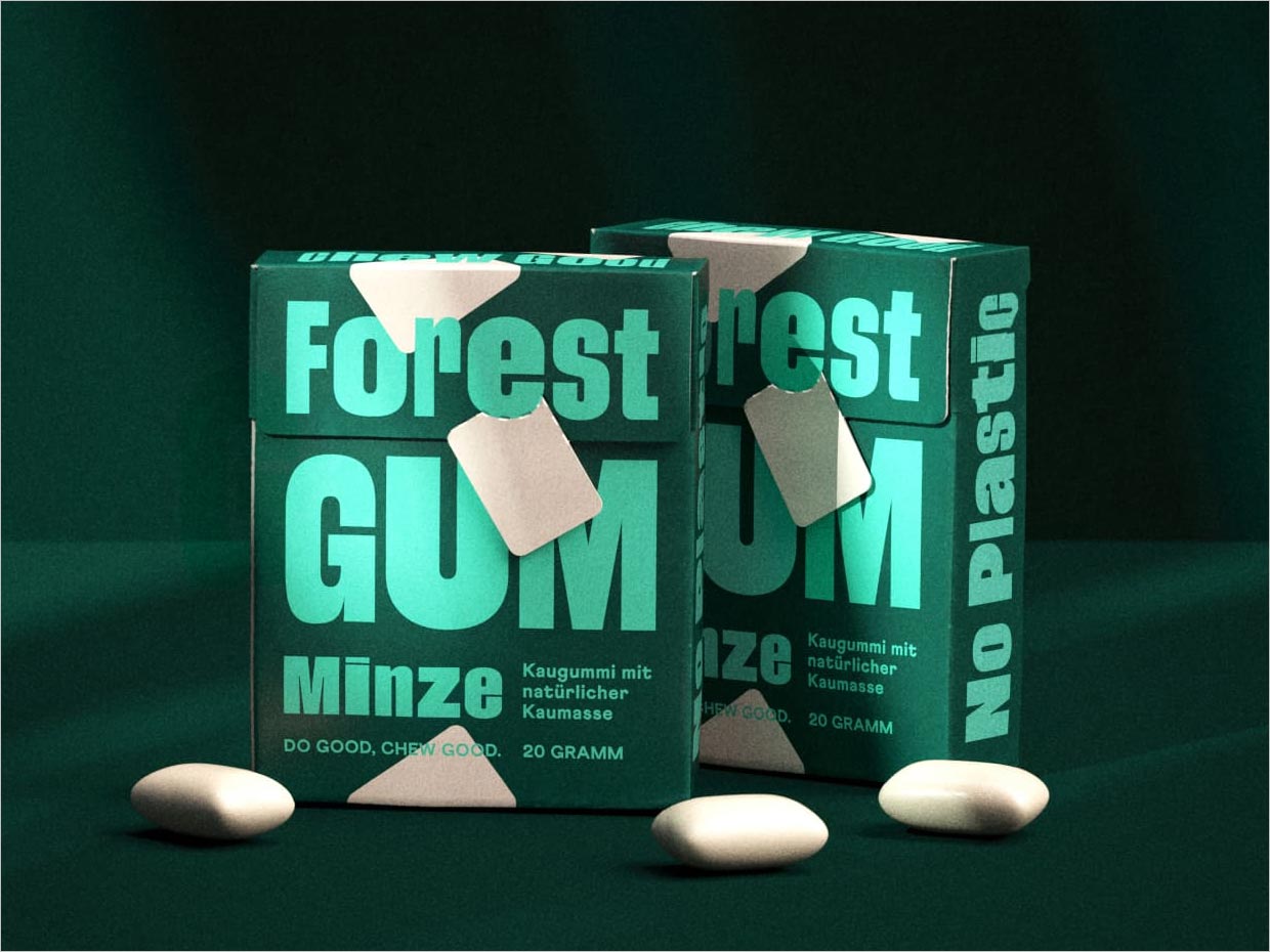 Forest Gum口香糖包装设计