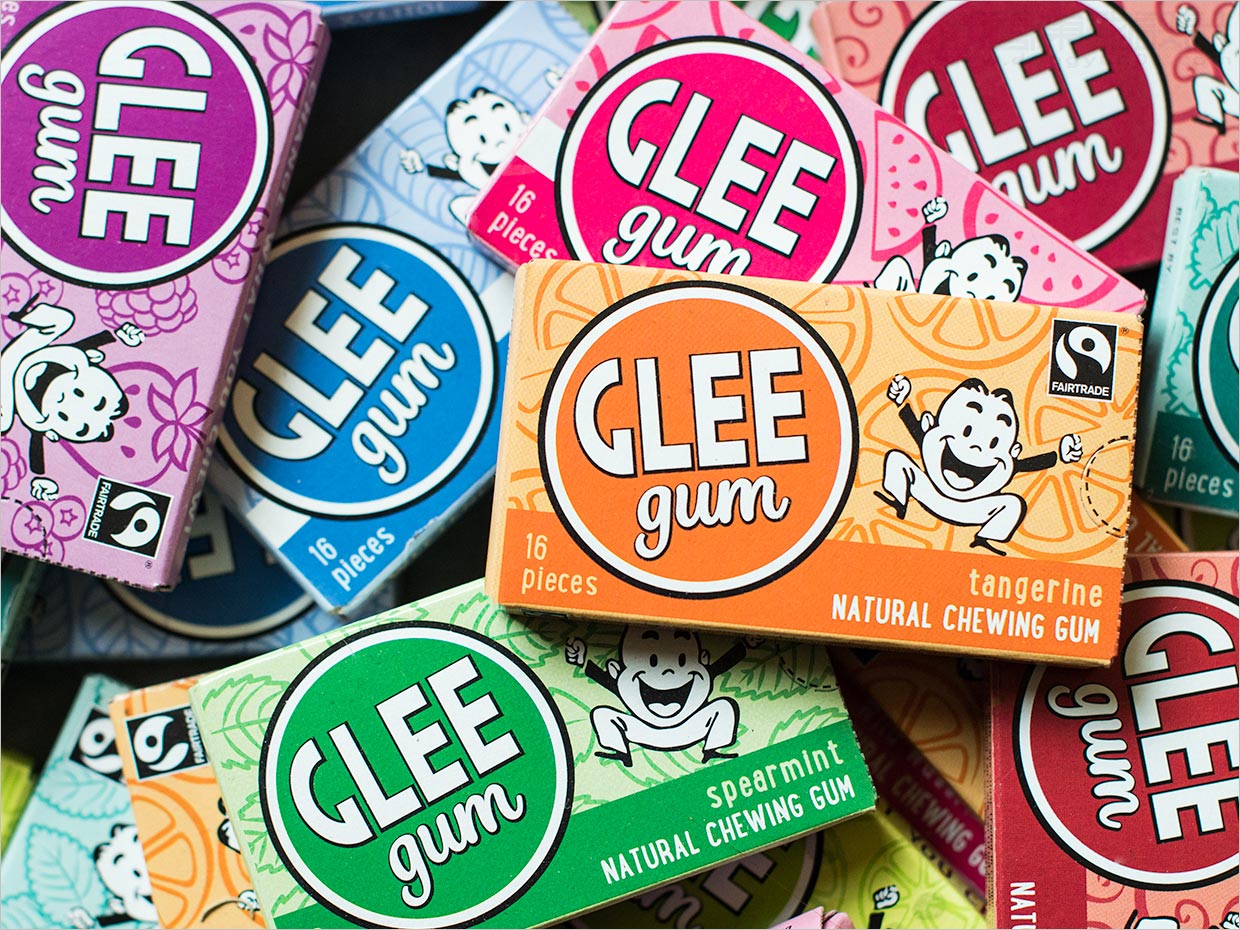 Glee Gum口香糖包装设计