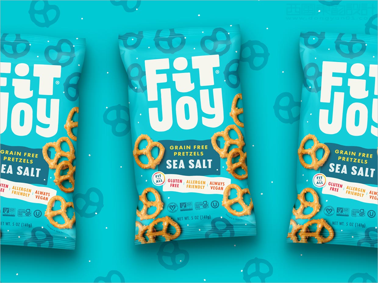 FitJoy椒盐卷饼休闲食品零食包装袋设计