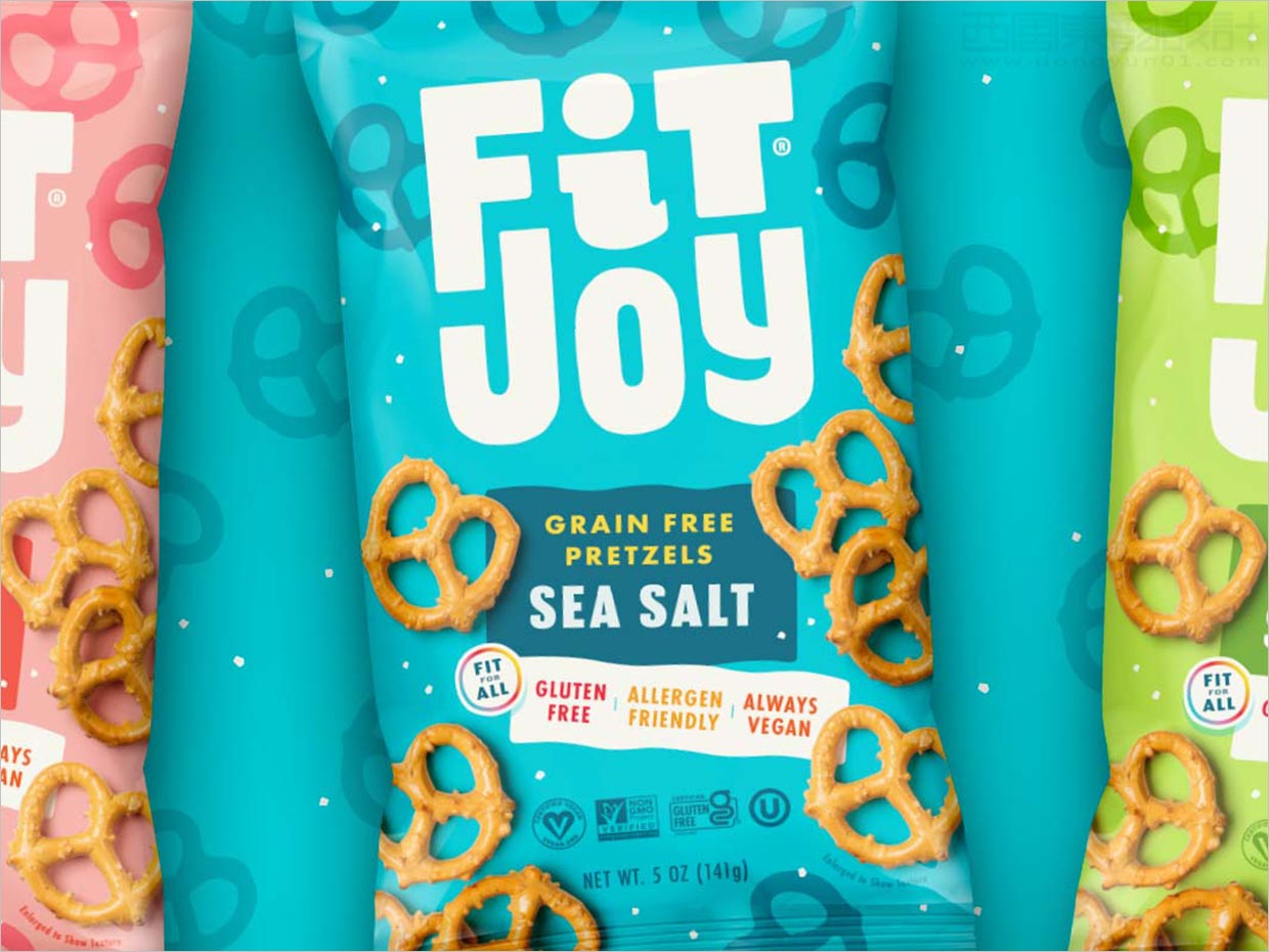 FitJoy椒盐卷饼休闲食品零食包装袋设计