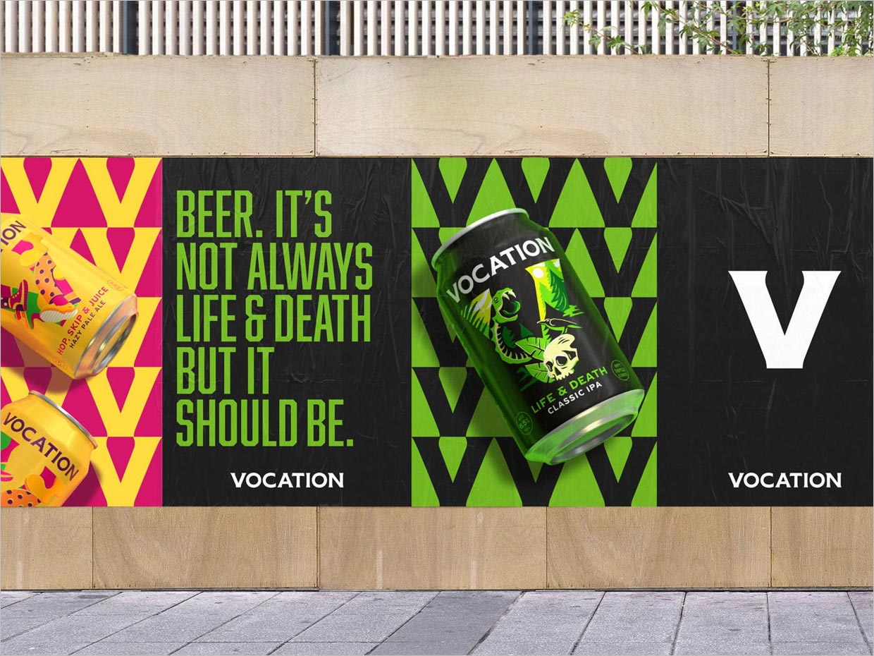 英国Vocation精酿啤酒品牌形象设计之海报设计