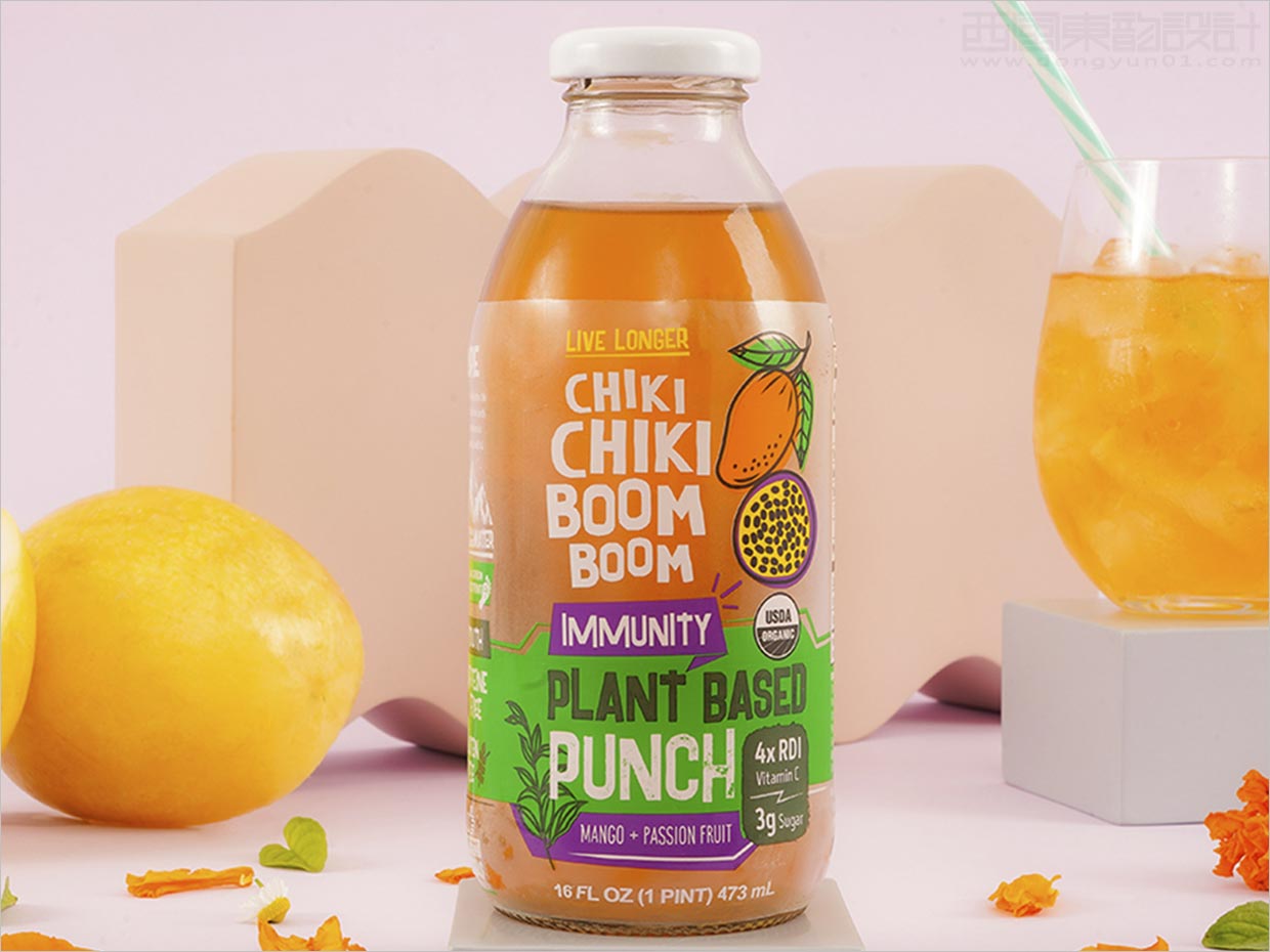 厄瓜多尔Chiki Chiki Boom Boom果汁饮料包装设计