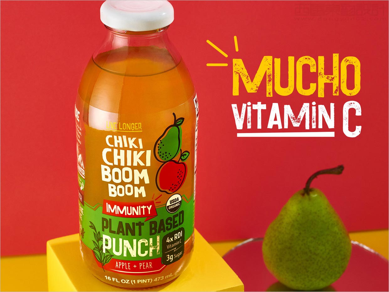 厄瓜多尔Chiki Chiki Boom Boom果汁饮料包装设计
