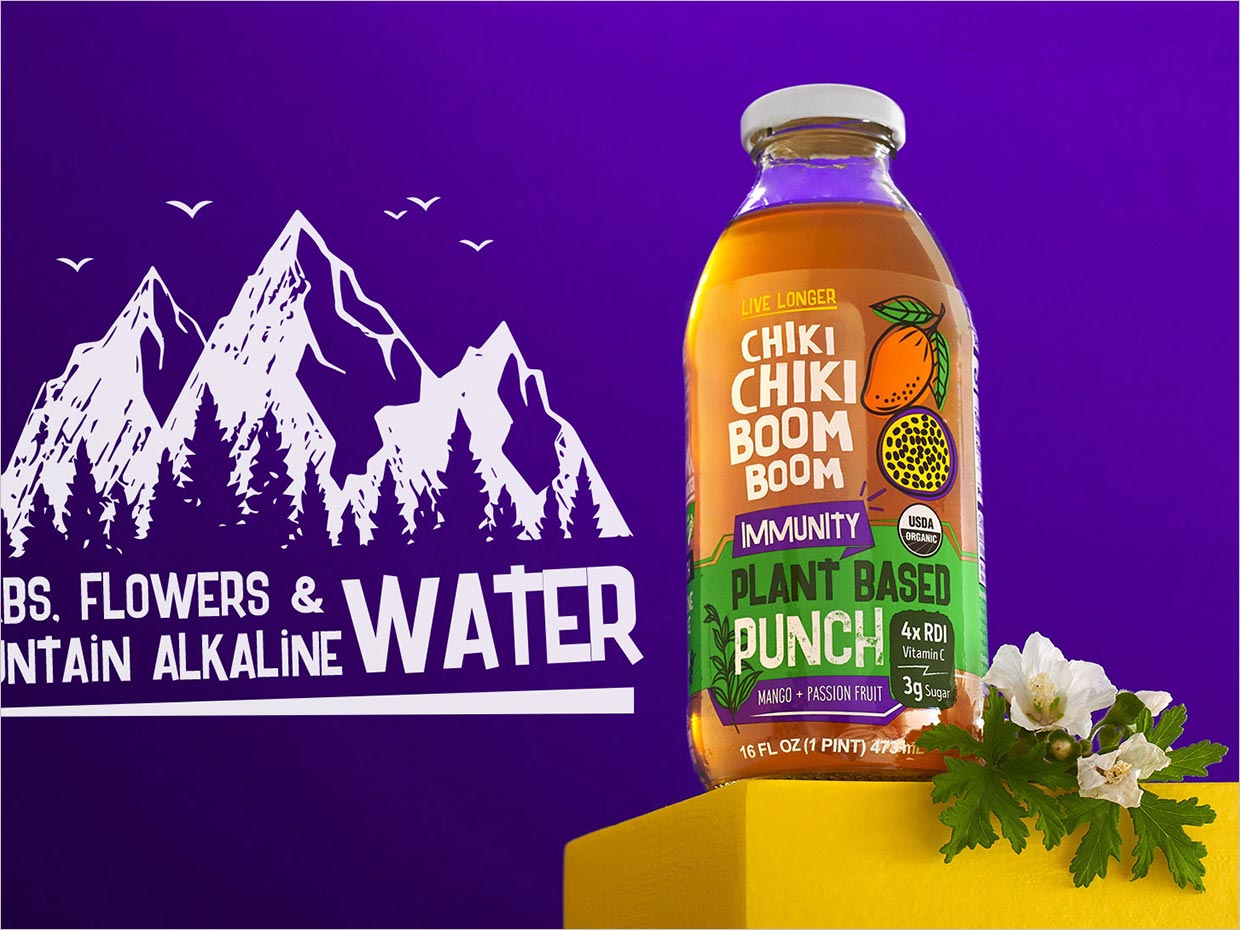 厄瓜多尔Chiki Chiki Boom Boom果汁饮料海报设计