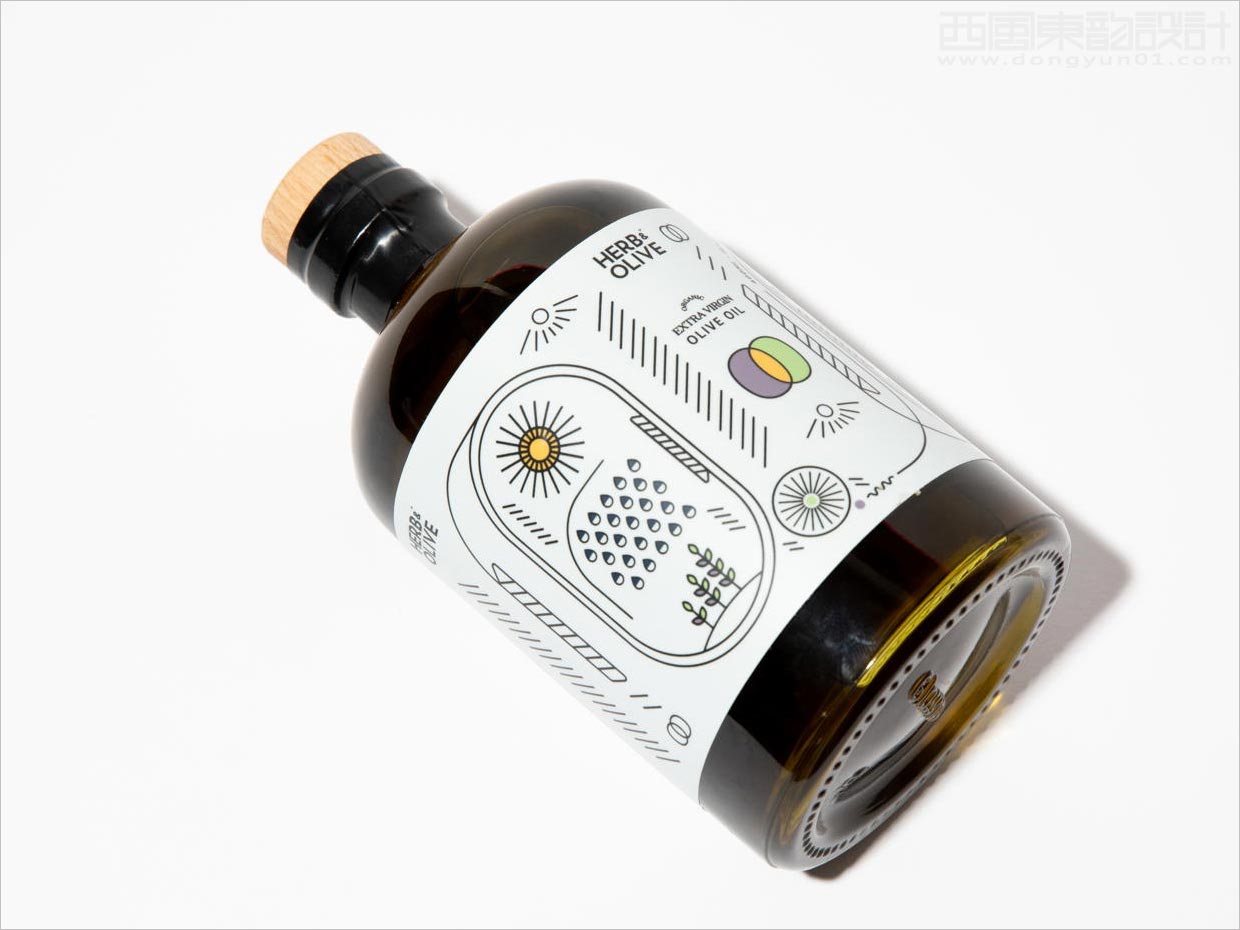 美国Herb & Olive有机特级初榨橄榄油包装设计