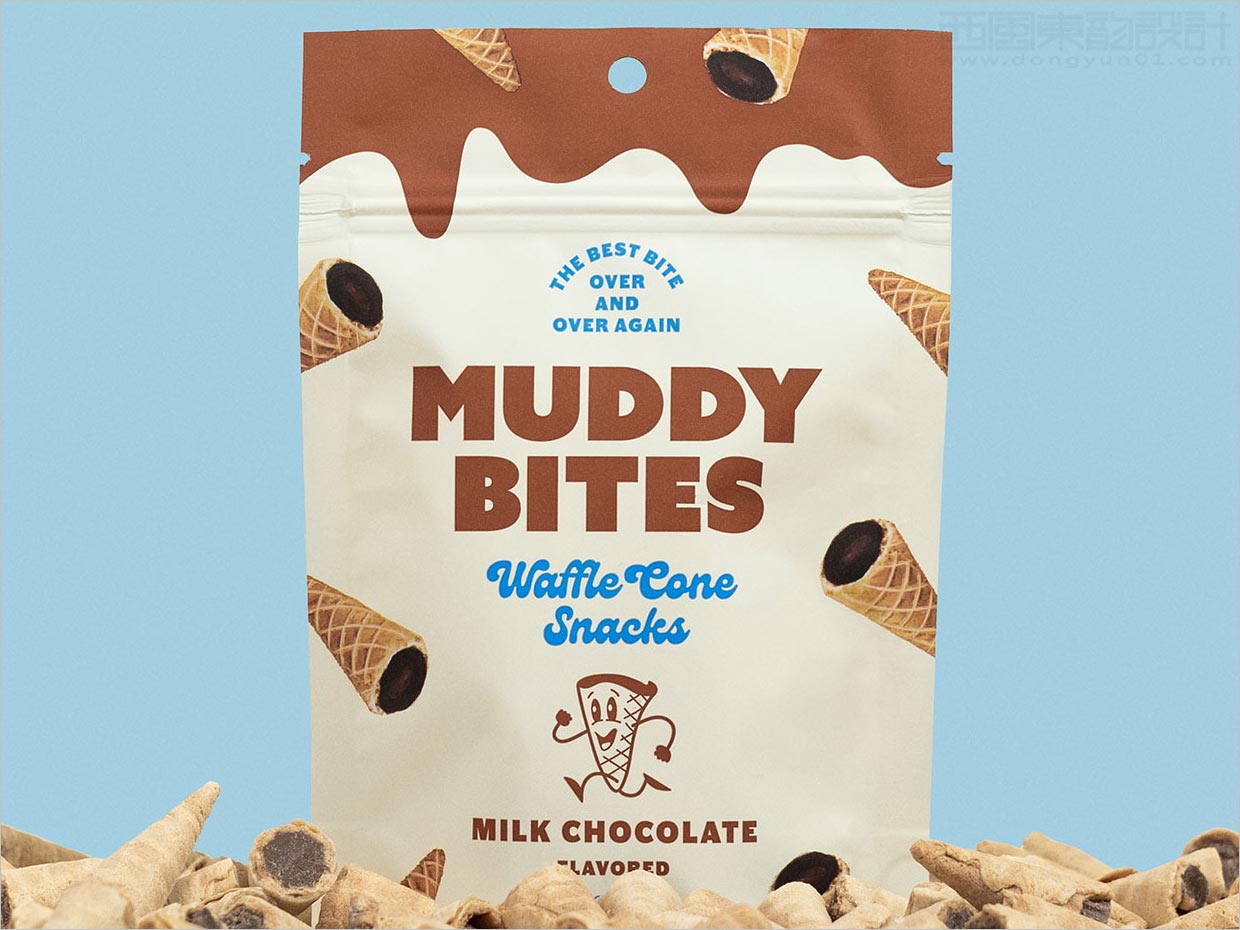 Muddy Bites冰淇淋甜筒休闲饮品包装设计