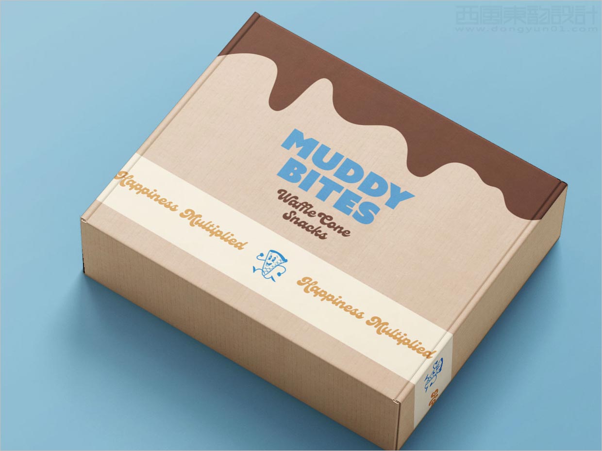 Muddy Bites冰淇淋甜筒休闲饮品包装设计