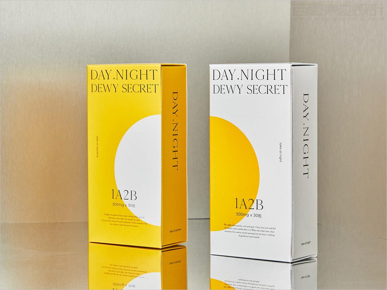 台湾Dew Secret营养保健品包装设计
