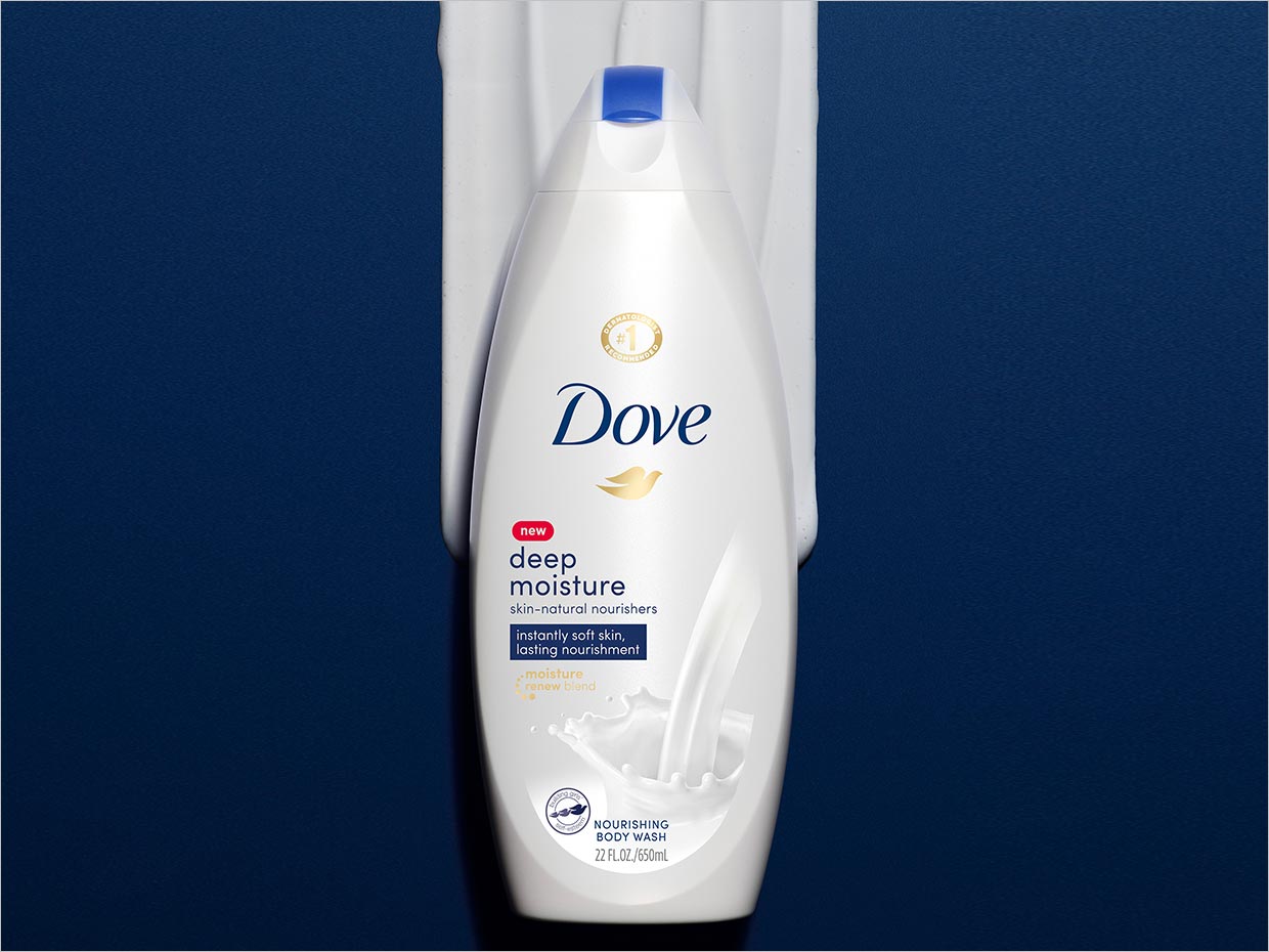 联合利华Dove身体沐浴露个人护理产品包装设计