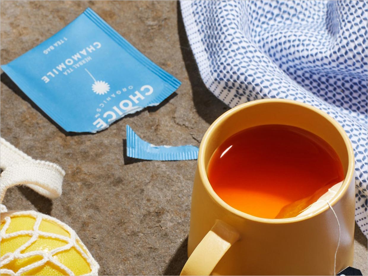 美国Choice Organics Teas有机茶叶饮料包装设计之实物照片