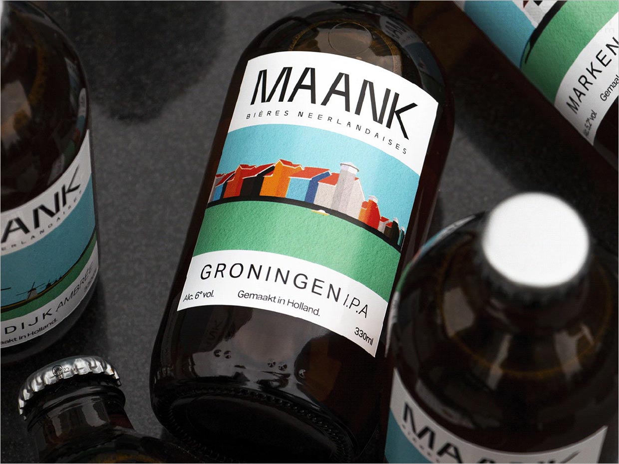 荷兰MAANK啤酒包装设计之实物照片