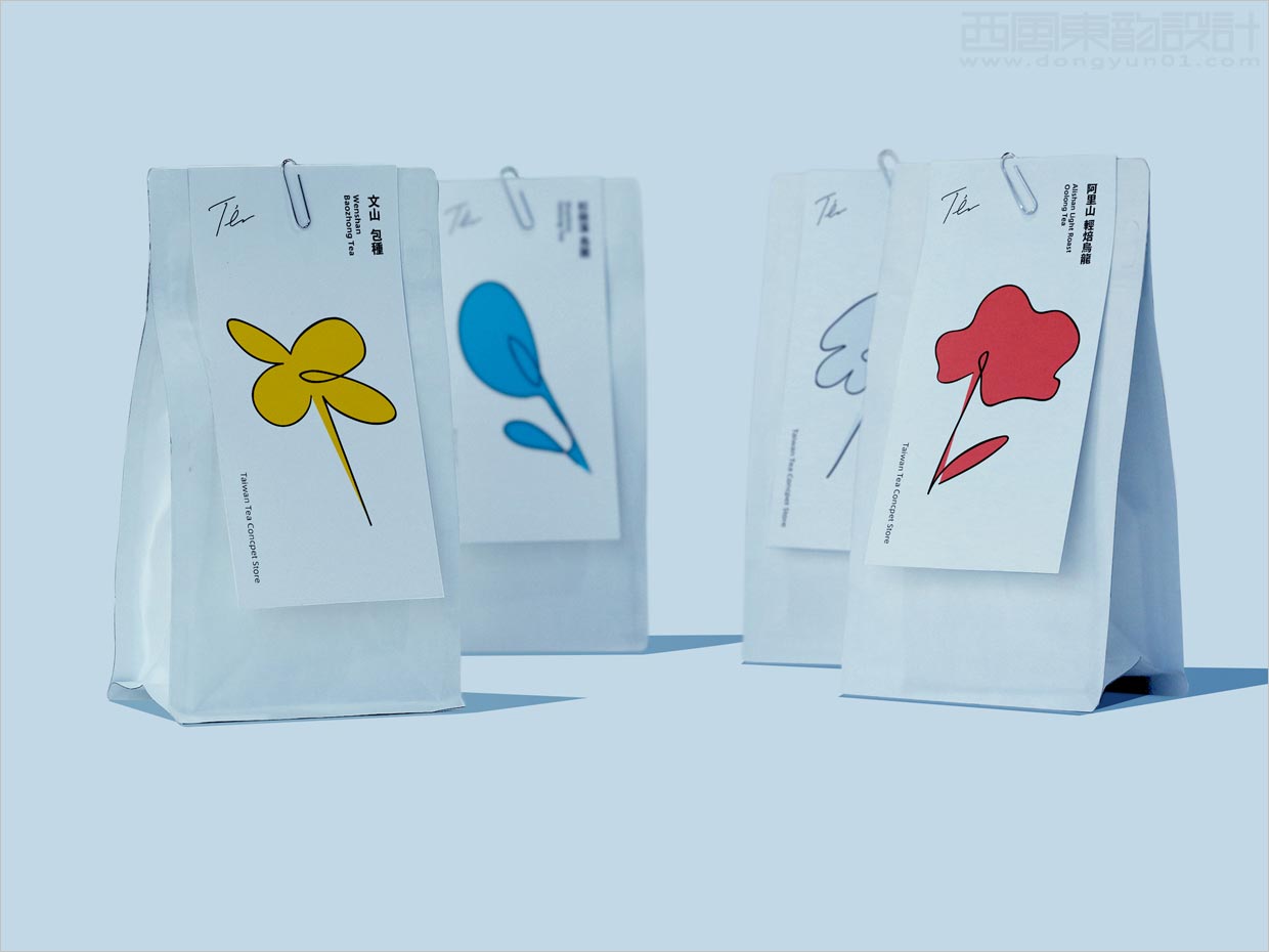 现代风格的台湾Te茶叶包装设计之内袋设计